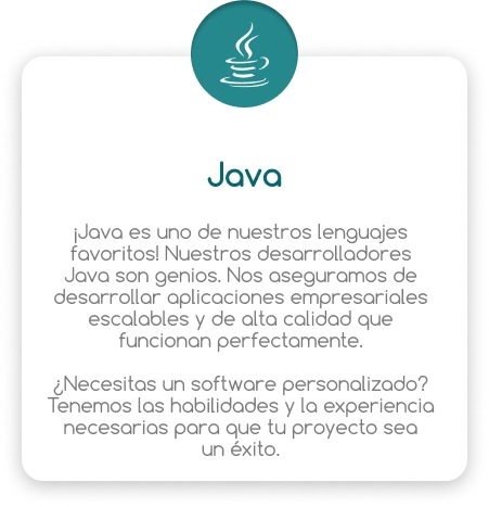 Imagen tecnologia java saviasoft